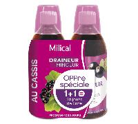 Grosella negra milical Drainaligne Ultra sabor 500ml Pack de 2