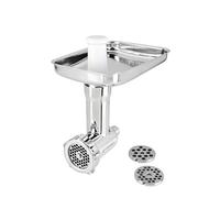 grossag 500-Accesorio (Acero Inoxidable, tamaño 5, Incluye 3 Discos Perforados) Accesorio para picadora de Carne/KFW 500 para Kitchen Aid