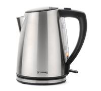 Grossag WK 45 - Hervidor de agua (acero inoxidable, 1,2 L, 1650 W), color plateado