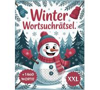Großdruck Winter Wortsuchrätsel: Rätselspaß für kalte Wintertage