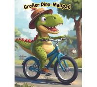 Großer Dino Malspaß: Großes Ausmalbuch für Kinder ab 3 Jahren 111 einfache Dino Ausmalbilder