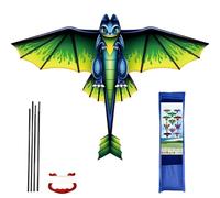 Großer Kinder - Reißfestes Nylon | Leicht Zu Fliegen Einleiner - Riesen Flugdrachen Set - Mit 100m Schnur Handgriff Für Park Familie Outdoor Aktivität
