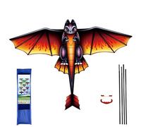 Großer Kinder - Reißfestes Nylon | Leicht Zu Fliegen Einleiner - Riesen Flugdrachen Set - Mit 100m Schnur Handgriff Für Park Familie Outdoor Aktivität