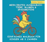Großes Malbuch für Kinder - Süße Ausmalbilder für Kindergarten & Grundschule: Über 40 niedliche Motive - Perfekt für Kinder ab 3 Jahren