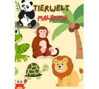 Großes Tierwelt Malbuch - Tiere aus Wald, Dschungel & Meer