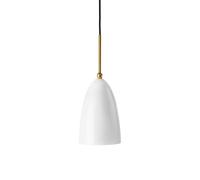 Grossman Collection Gräshoppa Lámpara Colgante Latón/Blanco Alabastro Blanco