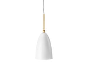 Grossman Collection Gräshoppa Lámpara Colgante Latón/Blanco Alabastro Blanco