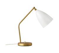 Grossman Collection Gräshoppa Lámpara de Mesa Latón/ Alabastro Pulido Blanco