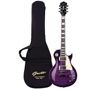GROTE Guitarra eléctrica de cuerpo sólido con Gigbag LPYS-006 (morado)