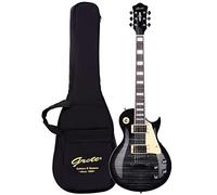 GROTE Guitarra eléctrica de cuerpo sólido con Gigbag LPYS-006 (negro)