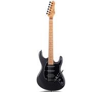 Grote Guitarra eléctrica de cuerpo sólido Modern-GST para principiantes (ébano)