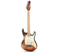 Grote Guitarra eléctrica sólida con acabado reliquia, cuerpo de tilo, mástil de arce GSTR-04 (3TS)