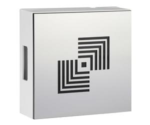 Grothe Gong mecánico clásico timbre de puerta de dos tonos, máx. 80 dB(A), funcionamiento con batería posible, aspecto de acero inoxidable de alta calidad, GONG 465A Retro (tono claro y rico gracias