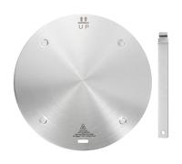 Grouarty,Placa difusora de calor de 11 pulgadas, placa a fuego lento para placa de cocina eléctrica de vidrio de gas, placa convertidora de inducción con mango