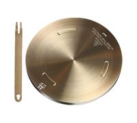 Grouarty,Placa difusora de calor de 11 pulgadas, placa a fuego lento para placa de cocina eléctrica de vidrio de gas, placa convertidora de inducción con mango