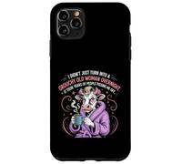 Grouchy Old Woman Funny Cow Coffee SASS Carcasa para iPhone 11 Pro MAX