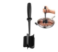 Ground Beef Masher - Non-Sticky Stain Resistant Meat Chopper, Dishwasher Safe Kitchen Tool | Durable Meats Masher for Ground Beef, Turkey, Potato, Aguacate, Vegetables | Easy Grip Meats Press for