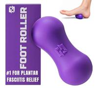 GROUND FORCE Rodillo de pie para fascitis plantar y neuropatía, rodillo de masaje para aliviar el dolor de pies, dolor muscular, dolor de arco del pie, rodillo de fascitis plantar 100% silicona (1)