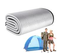 Ground Mat for Camping - Camping Ground Mat | Camping Floor Mat | Camping Floor Mat for Tent | Double-Sided Aluminum Foil Blanket | Insulating Foil Mat Picnic Mat Camping Mat for Beach Camping