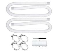Ground Pool Hoses, Hose Pools, 39.37x1.26x1.26 Inches Hose Body, Leak-Resistant Design, Clamp-Ready Connection, Connector Spa Connections for Manual Vacuuming and Waterfall Use