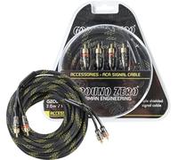Ground Zero GZCC 2.0X-TP - Cable RCA de 2 canales (2 metros, triple apantallamiento, tecnología de par trenzado, conectores dorados)