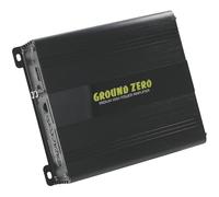 Ground Zero GZIA 1000.1 - Amplificador de subwoofer (1250 W RMS, 1 ohmios estable, serie Iridio)
