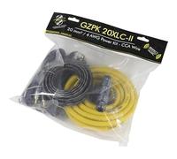 Ground Zero GZPK 20XLC-II - Juego de cables de alta calidad de 20 mm² para cableado de alimentación y señal