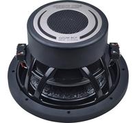 Ground Zero GZUW 8CF - Subwoofer de 8 pulgadas para graves precisos y profundos en el coche, 300 W RMS, 2 x 2 ohmios, compacto para carcasa pequeña