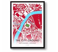 GroundDesigns CITY GROUND NOTTINGHAM - Mapa de arte para el estadio de la ciudad NFFC