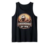 Groundhog Day Crew Predicción del Tiempo Animal Camiseta sin Mangas