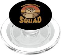 Groundhog Squad Happy Groundhog Day Retro Vintage PopSockets PopGrip para MagSafe