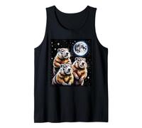 Groundhogs Under The Moon Arte Natural Camiseta sin Mangas