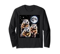Groundhogs Under The Moon Arte Natural Manga Larga