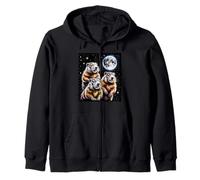 Groundhogs Under The Moon Arte Natural Sudadera con Capucha