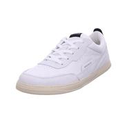 GROUNDIES Zurich - Zapatos para hombre, elegantes, cómodos y ligeros para uso diario y aventuras de viaje, Blanco/Negro, 44 EU