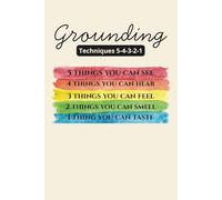 Grounding Techniques - Mental Health Journal | Colorful Lined 6x9 Notebook for Teens, Girls, & Women | Self-Care, Work Notes & Daily Journaling | 120 Pages