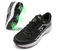Grounding Trail Running Shoe for Men: Connect to Earth for Natural Healing, Waterproof Hiking Shoes, Anti-Slip Rubber Outsole