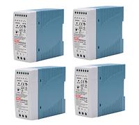 grounds 4X MDR-60 24V 60W Din Fuente de AlimentacióN de Carril Ac/Dc Fuente de AlimentacióN del Regulador de Voltaje