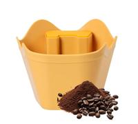 Grounds Knock Box - Contenedor para café molido - Caja de café no silp, contenedor multifuncional para golpes de escoria, almacenamiento, prensado de polvo