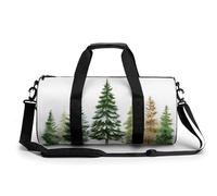 Group of Evergreen Trees - Bolsa de viaje para gimnasio para mujeres y hombres, bolsa de lona cilíndrica, bolsa de entrenamiento deportiva con correa para el hombro