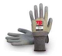 GROUP TB TOMÁS BODERO GROUP Guante nylon gris con kevlar palma poliuretano 500nevercut antiabrasion talla 7-10 t/guante talla m-8