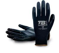 GROUP TB TOMÁS BODERO GROUP Guante Poliester Negro Palma poluiretano Negro 500g2 uretan Talla 6-10 t/Guante Talla XS-6