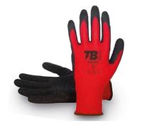 GROUP TB TOMÁS BODERO GROUP Guante poliester palma latex rugoso negro 302 grip talla 7-10 t/guante talla xl-10