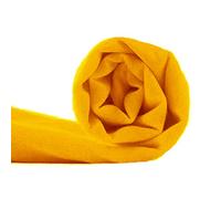 GroupB Sikh Turban Cloth hecho de tela Malmal para hombres, niños y mujeres, mango amarillo, 6,5 metros