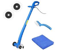 Grout Groovy! Cepillo de lechada motorizado actualizado. El potente cepillo vertical te permite limpiar de pie. Elimina la suciedad y la mugre sin trabajo duro. El paquete incluye 2 cepillos