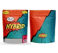 Grove Bags Terploc - 100 g (original - Made in U.S.A) - Comic Canna Hybrid - Special Soft Touch Edition - Child Resistant - con seguridad para niños - para fermentación, almacenamiento y