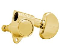 Grover 102-18G Original Rotomatics with 18:1 Gear Ratio - Single Guitar Machine Head, 1 Piece, Bass Side (Left) - Gold