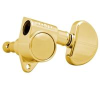 Grover 102G Original Rotomatics with Round Button - Single Guitar Machine Head 1 Piece, Bass Side (Left) - Gold