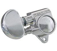 Grover 102N - Clavijas para guitarra, color plateado