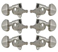 Grover 102N - Clavijas para guitarra, color plateado